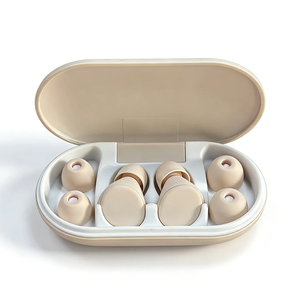 RestPro Quiet Earplugs — Reusable Silicone Noise-Reduction Earplugs for Sleep & Focus