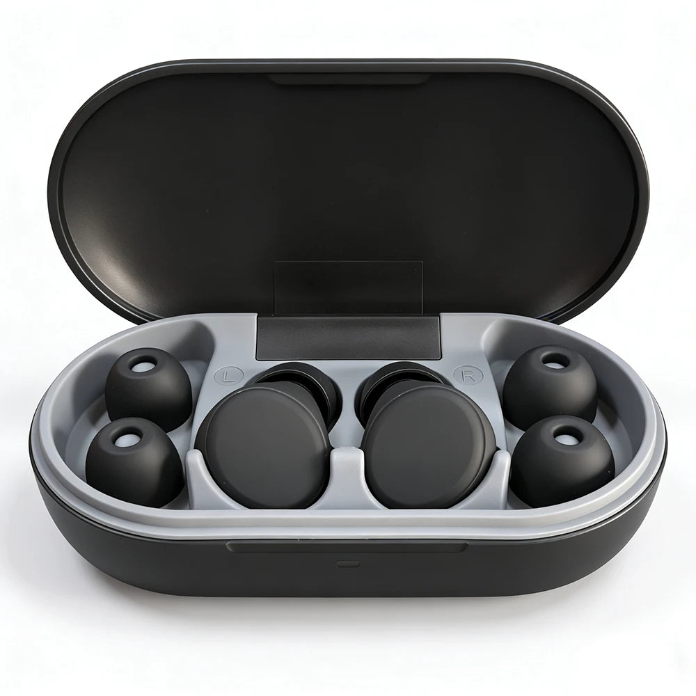RestPro Quiet Earplugs — Reusable Silicone Noise-Reduction Earplugs for Sleep & Focus