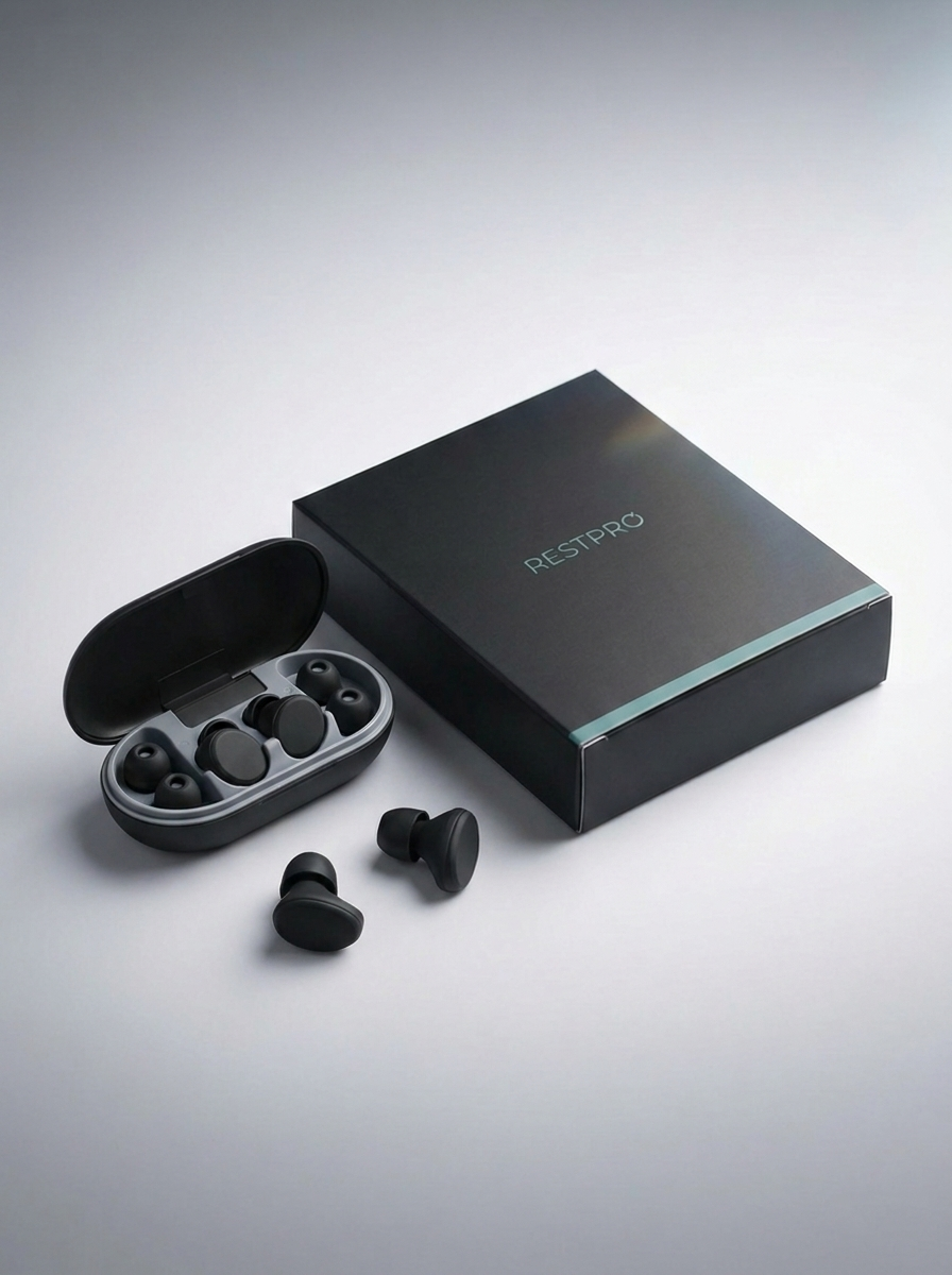 RestPro Quiet Earplugs — Reusable Silicone Noise-Reduction Earplugs for Sleep & Focus