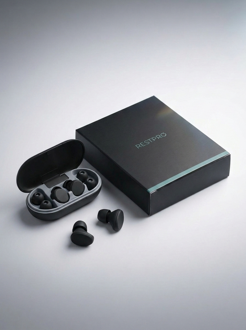 RestPro Quiet Earplugs — Reusable Silicone Noise-Reduction Earplugs for Sleep & Focus